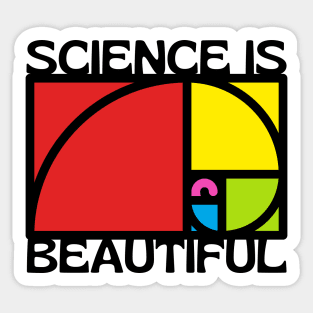 Science Is Beautiful Sticker